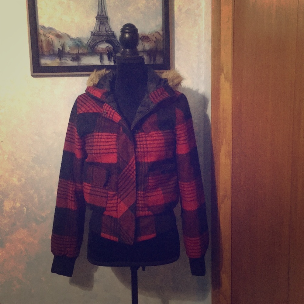 Red Plaid Jacket